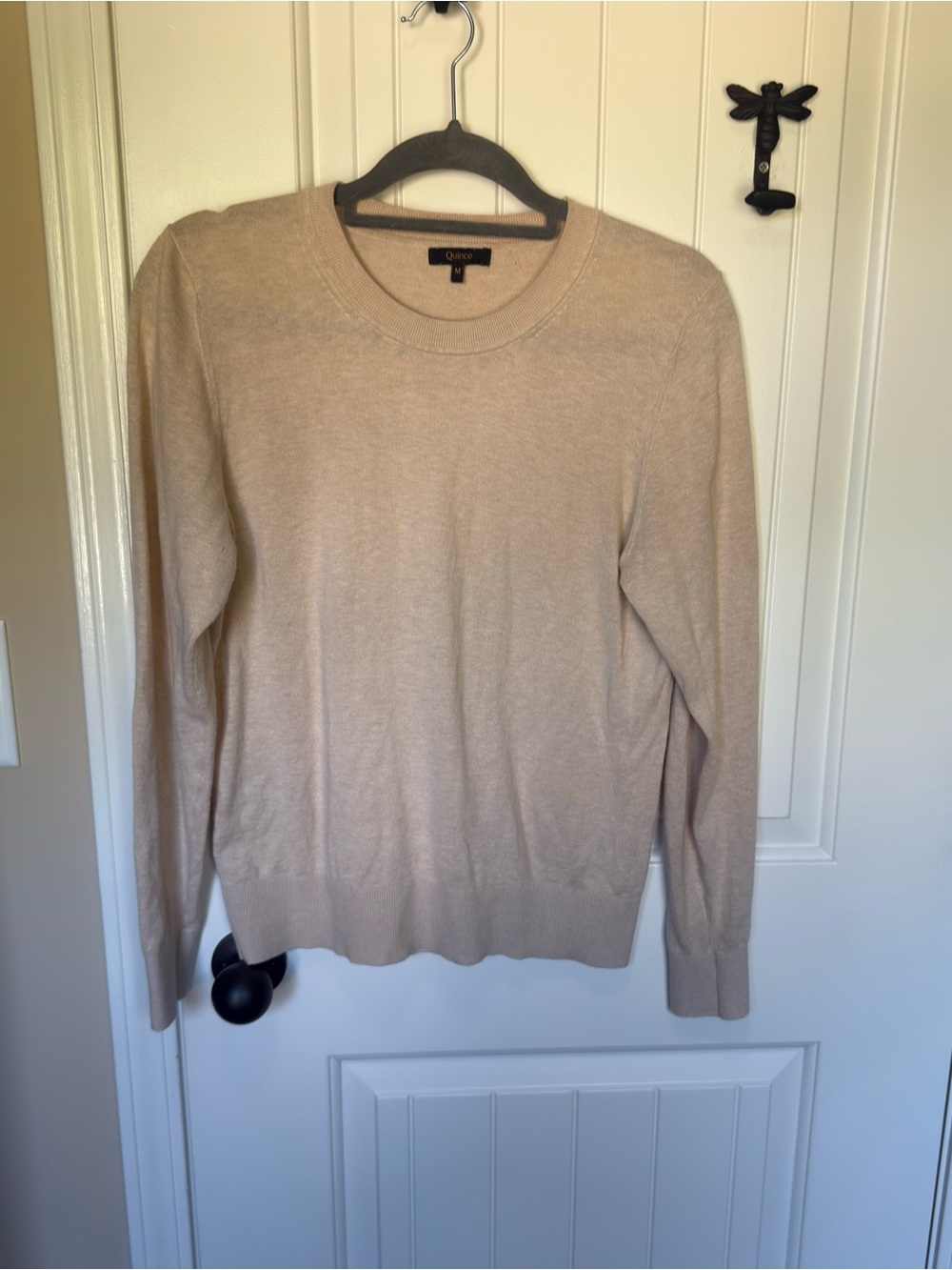 Quince Women’s Heather Oatmeal Crewneck Sweater
